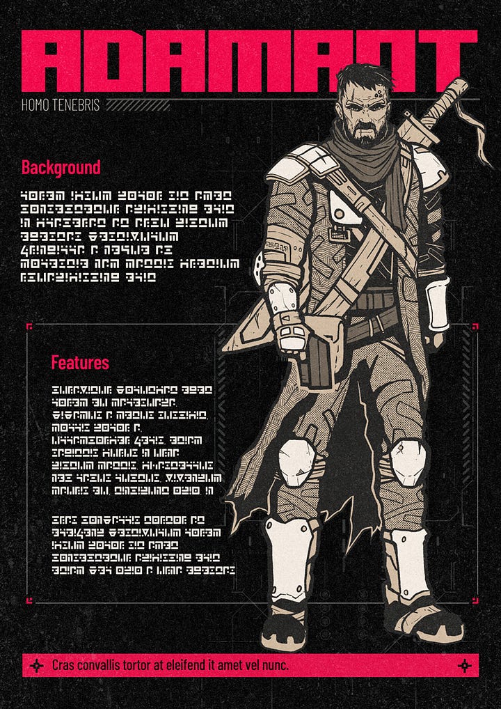The first two species: Adamant and Synthral