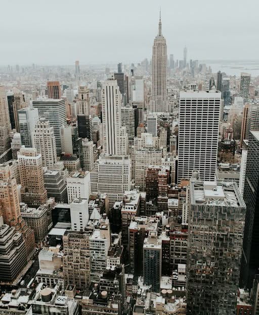 May be an image of skyscraper