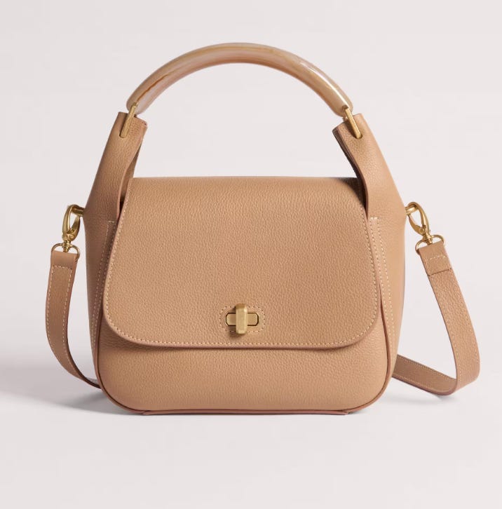 me+em Resin Handle Crossbody Bag