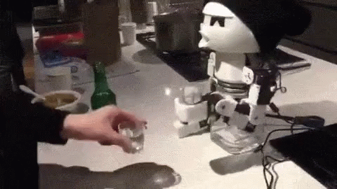 Robot Drink GIF - Robot Drink Drinking GIFs Robot Drink GIF - Robot Drink Drinking GIFs