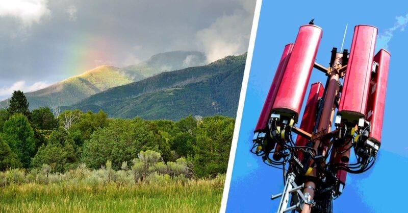 san cristobal new mexico and cell tower