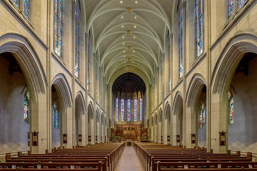 St Johns Cathedral In Denver Stock Photo - Download Image Now - Altar,  Architectural Column, Architecture - iStock