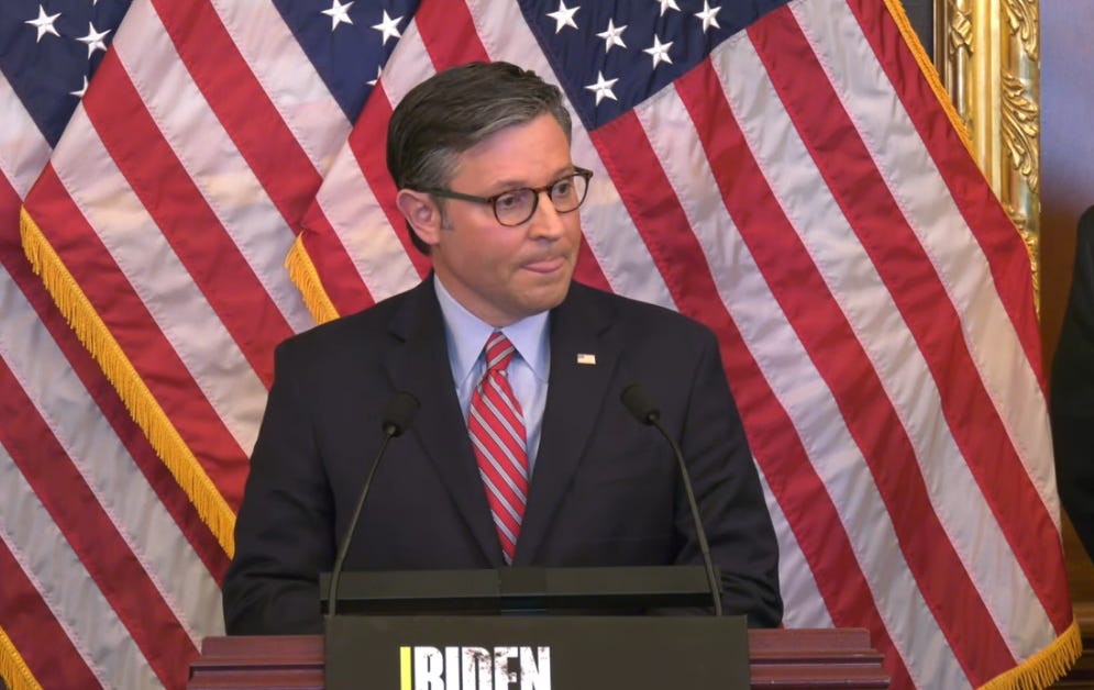 Is Mike Johnson An Even Cheaper Trump-Sniffer Than Kevin McCarthy? A Science Investigation.