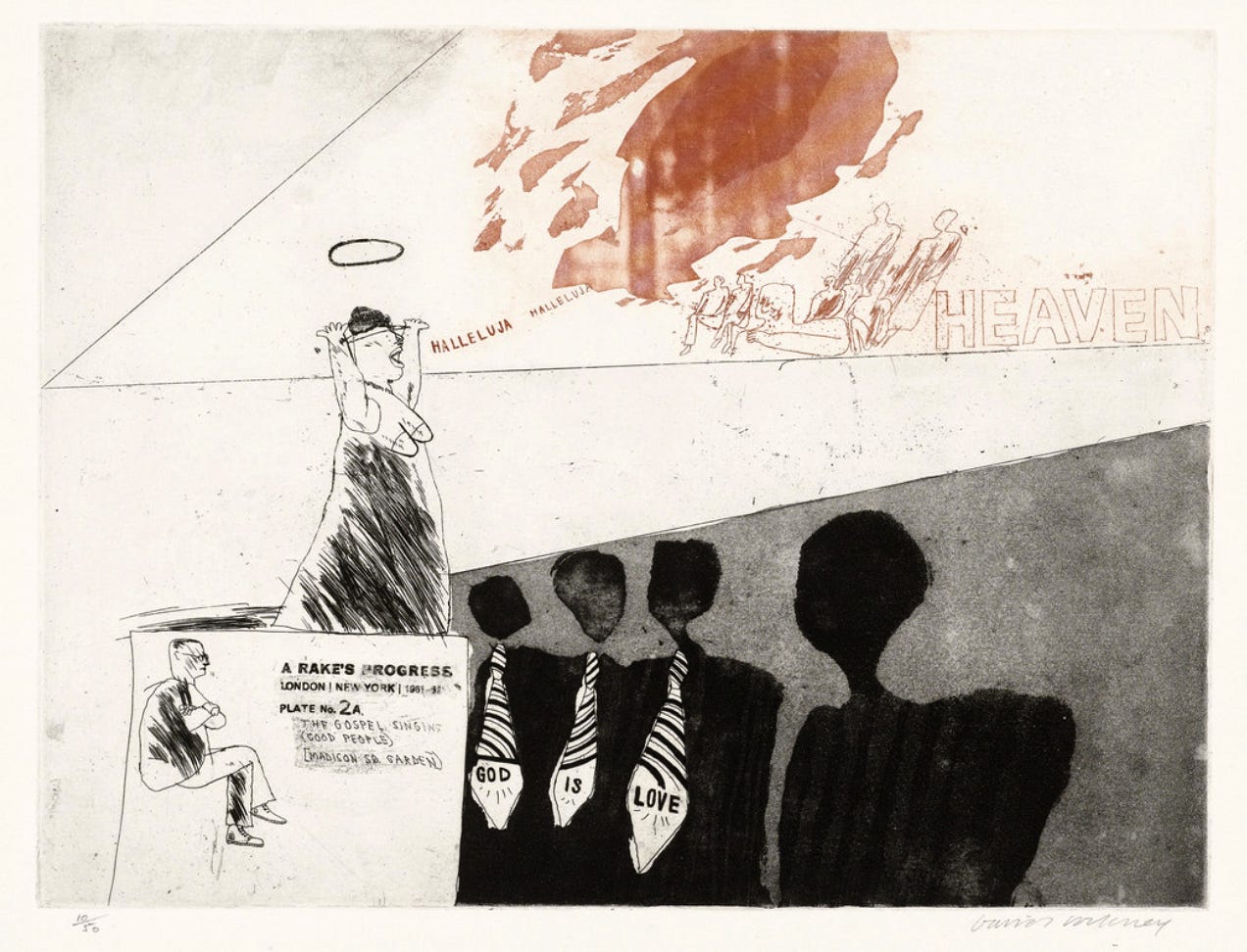 David Hockney: The Rake's Progress - by Bill Russell
