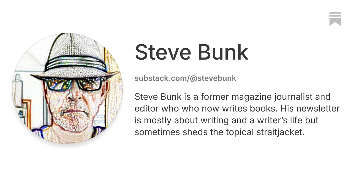 Steve Bunk | Substack