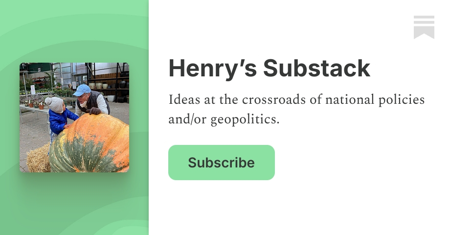 Henry’s Substack | Substack