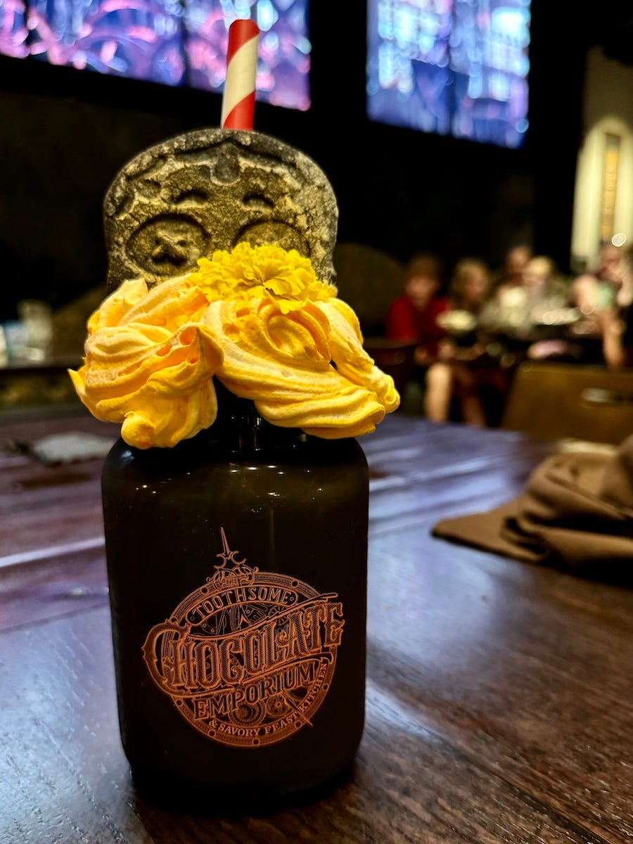 Halloween Horror Nights shake at Toothsome