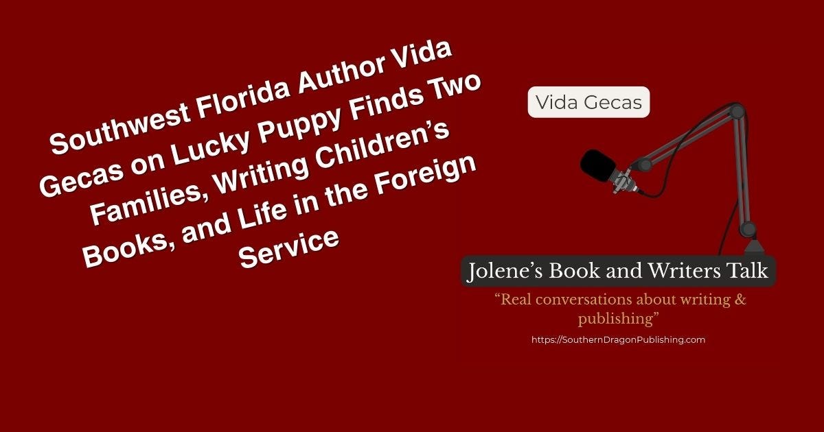 Southwest Florida Author Vida Gecas on Lucky Puppy Finds Two Families Southwest Florida Author Vida Gecas on Lucky Puppy Finds Two Families