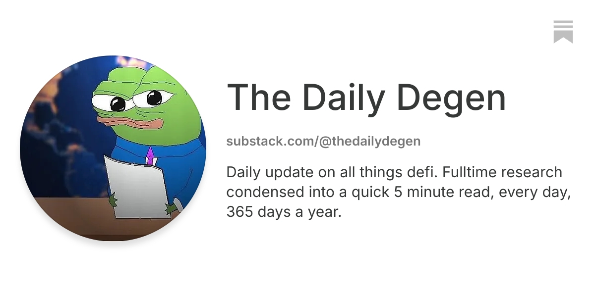 The Daily Degen | Substack