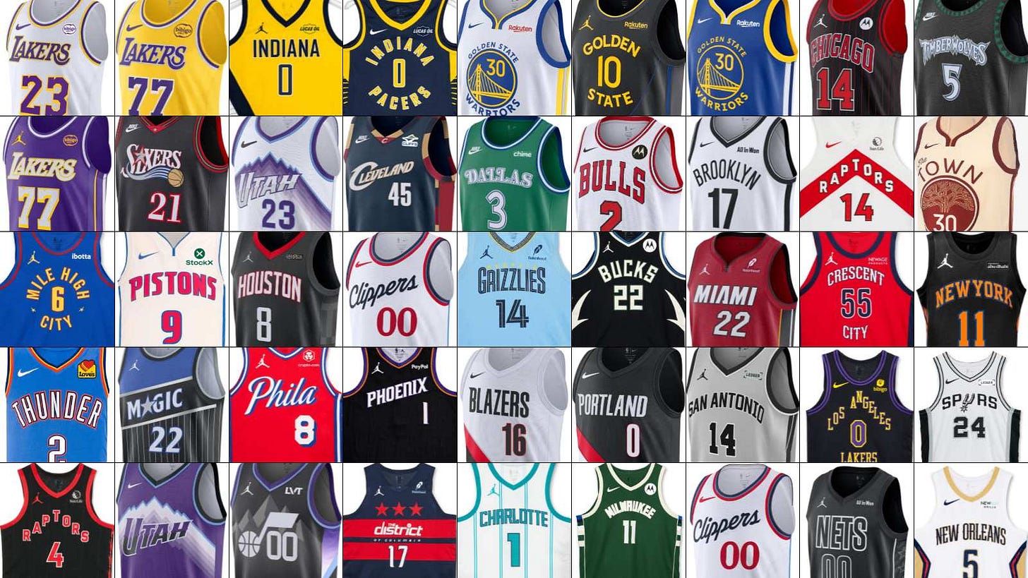 👇👇👇 Here's every NBA jersey of the 2025-26 season, if you are ...