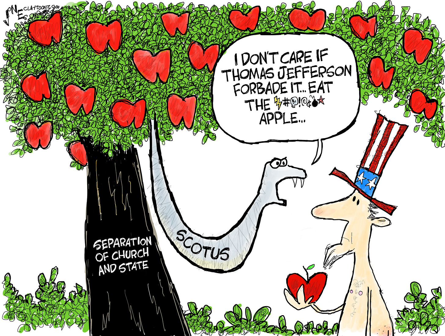 Cartoon: Slithering SCOTUS Cartoon: Slithering SCOTUS