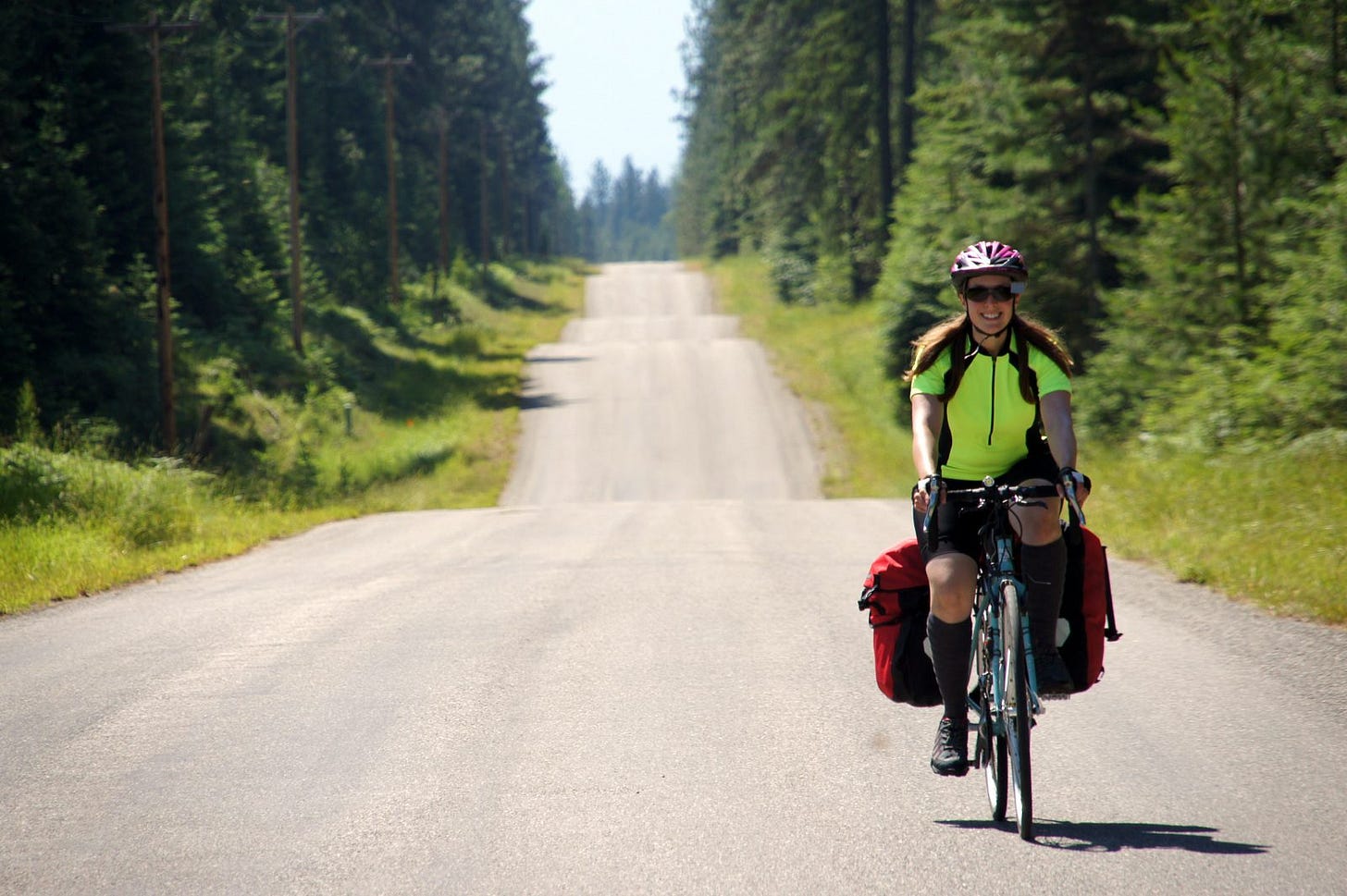 A nice 20 mile back road section (Blue Slide Road) from Thompson Falls to Noxon. Avoid highway 200 and take this!