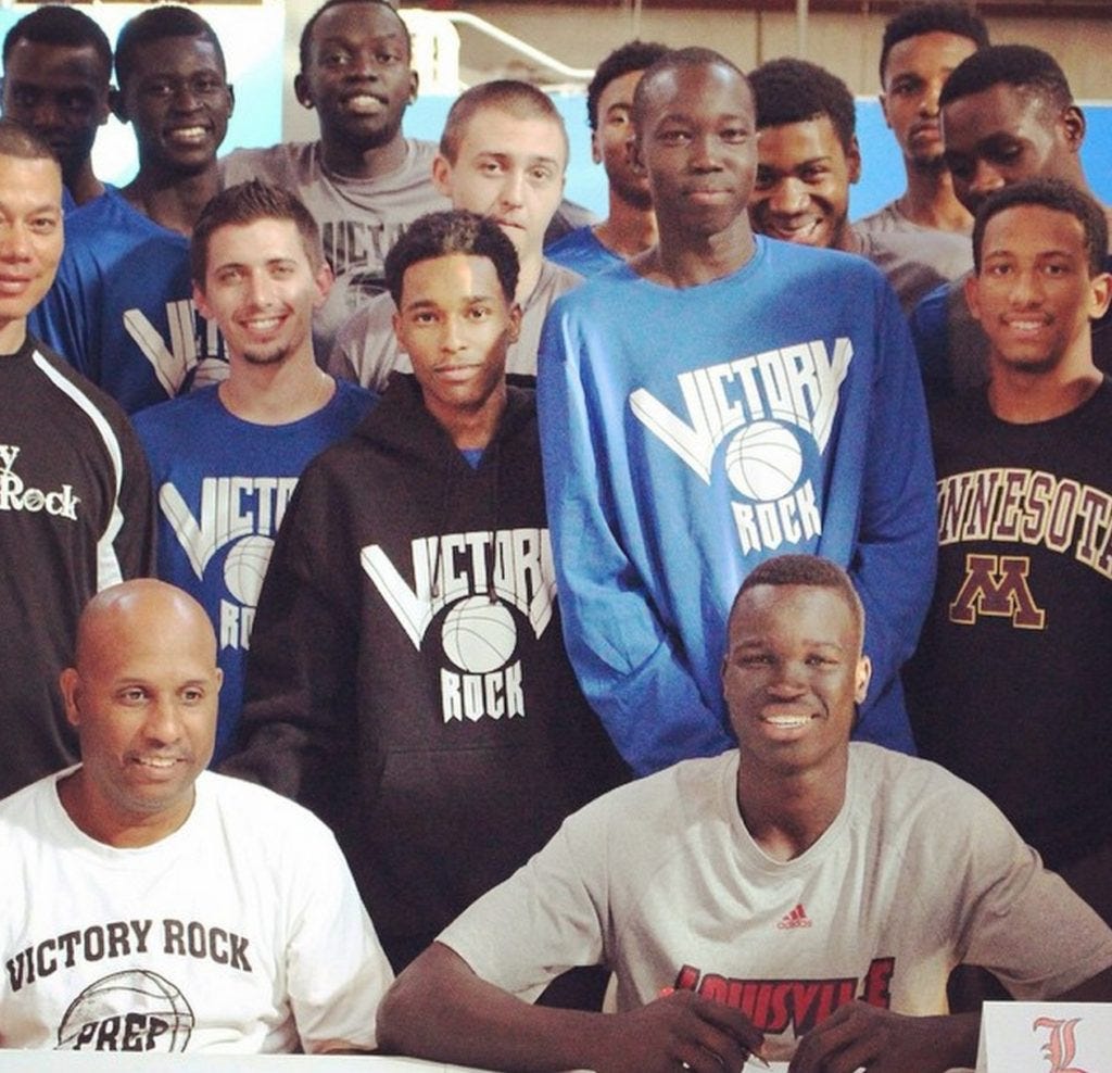 Deng Adel signs his NLI to Louisville Deng Adel signs his NLI to Louisville