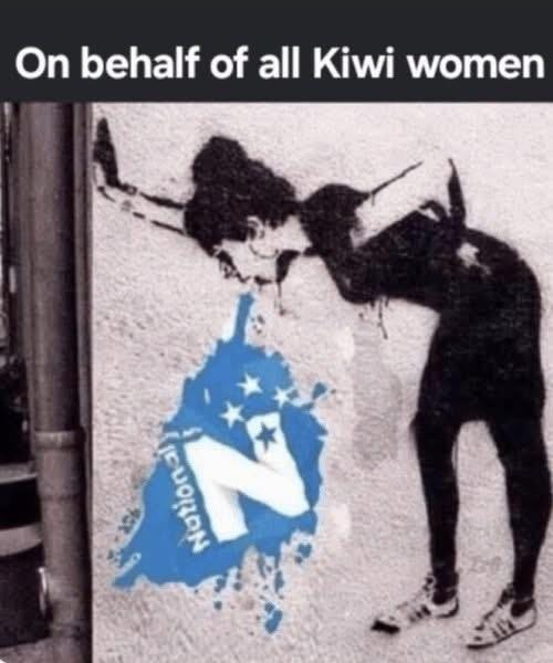 May be an image of text that says "On behalf of all Kiwi women ล้ Nationa"