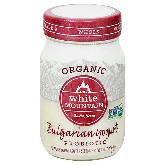 White Mountain Yogurt Whlmlk Bulgarian - 16 Oz - albertsons White Mountain Yogurt Whlmlk Bulgarian - 16 Oz - albertsons