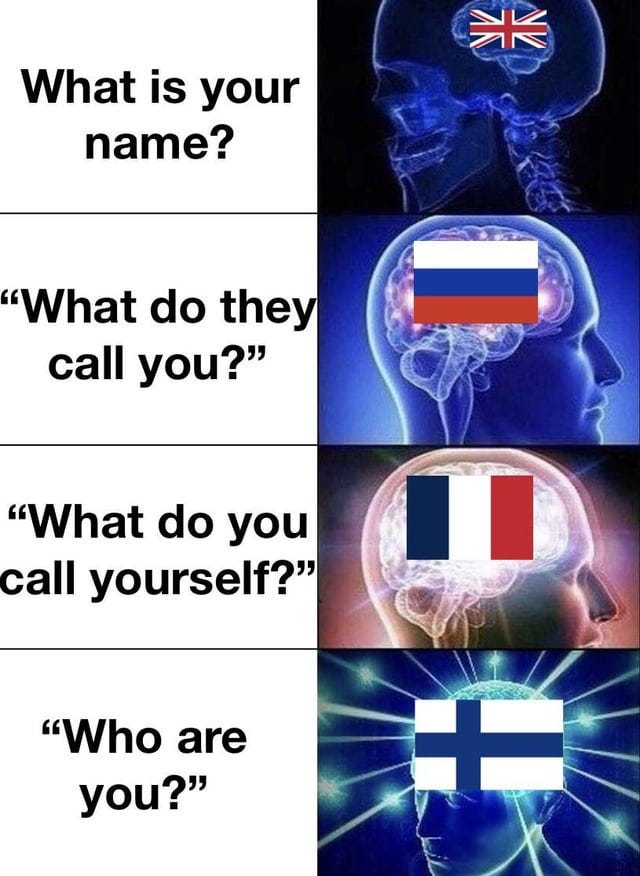 What's the direct translation of your language's “what is your name”  question? : r/linguisticshumor