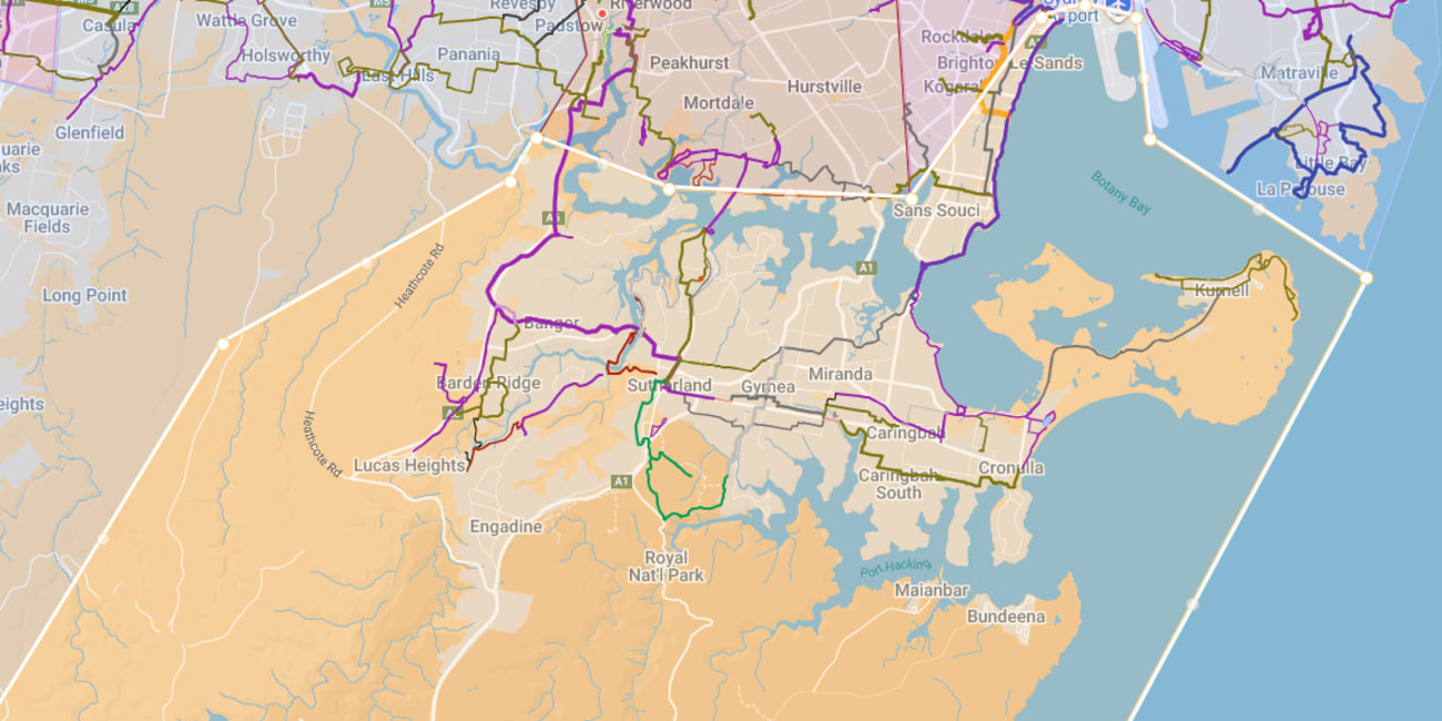 Sutherland Shire and Lady Robinsons Beach