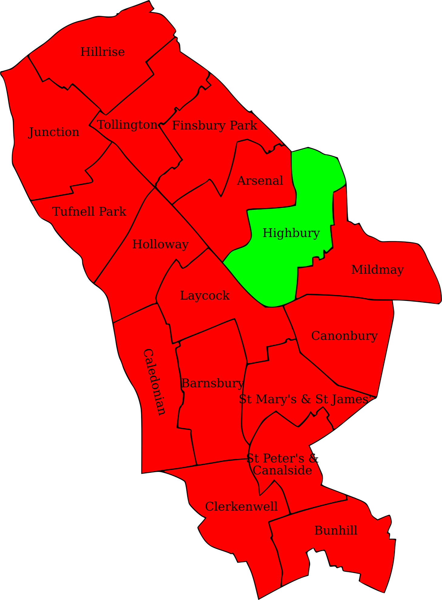 Islington, 2022