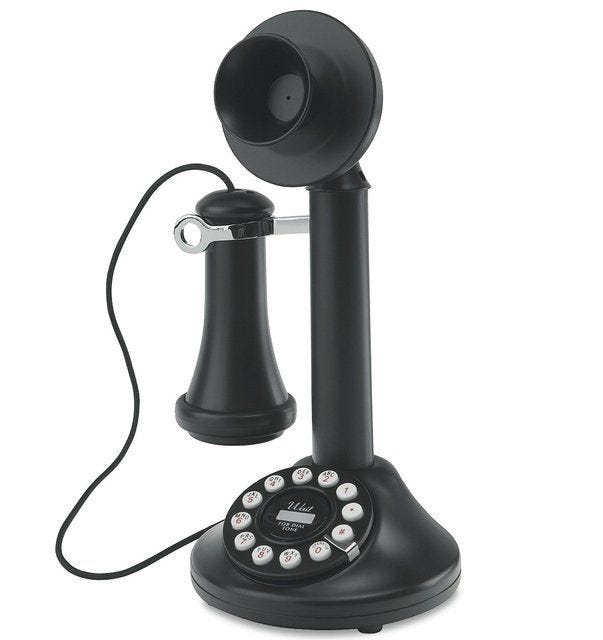 Old Fashioned 1920's Candlestick Phone | Candlestick phone, Antique phone, Antique  telephone