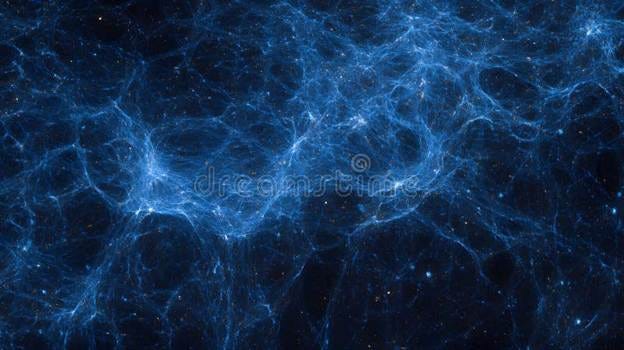 Cosmic Web stock illustration. Illustration of interconnected ...