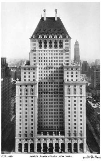 Daytonian in Manhattan: The Lost 1892 Hotel Savoy -- 5th Avenue and 59th Street Daytonian in Manhattan: The Lost 1892 Hotel Savoy -- 5th Avenue and 59th Street