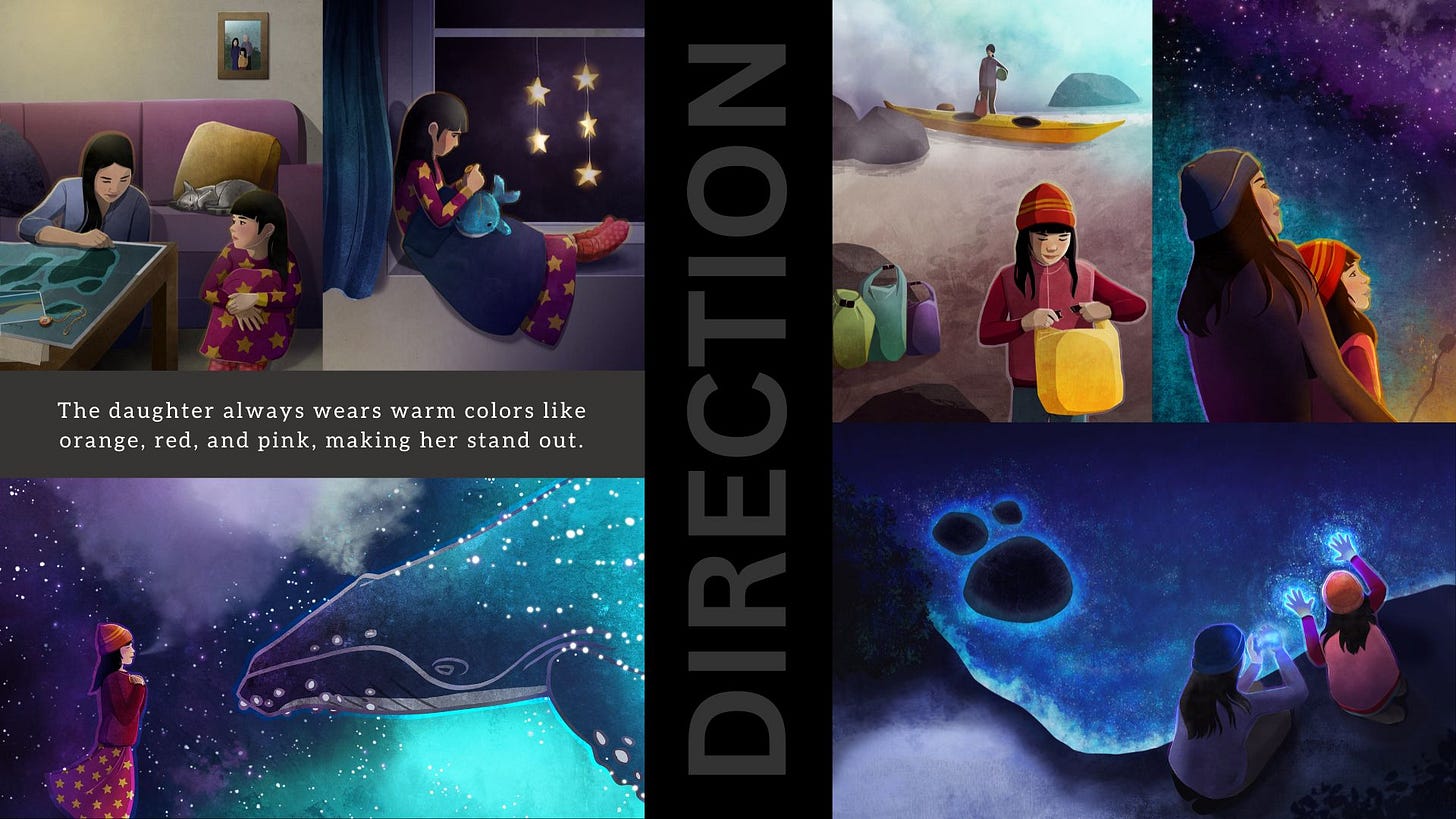 Color Story Reference How to Use Color as Story in Children's Book Illustrations