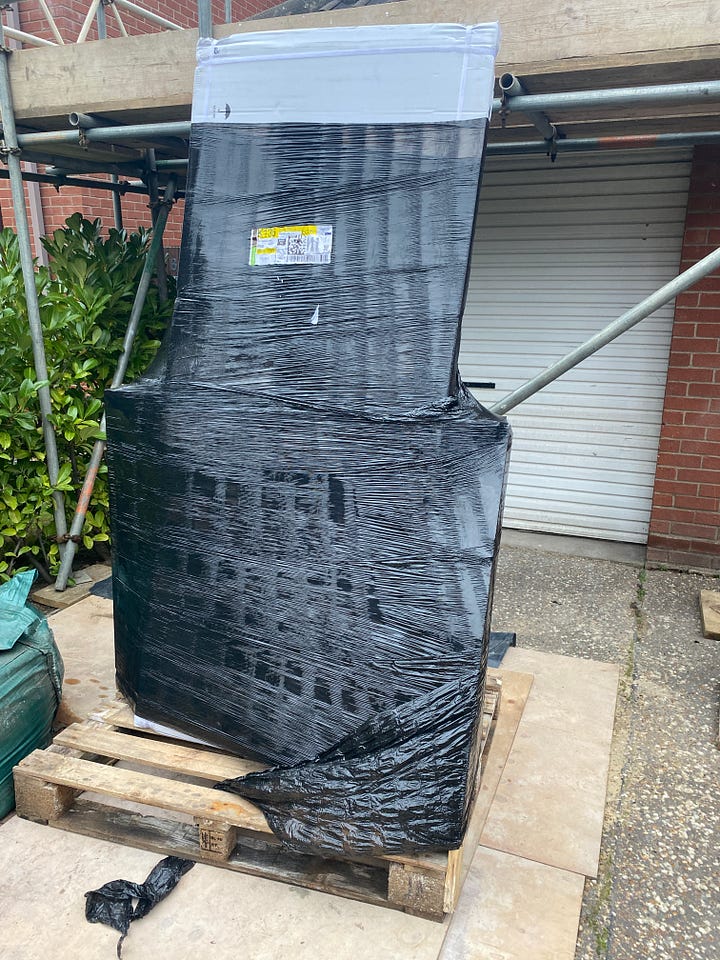 palette delivery of products