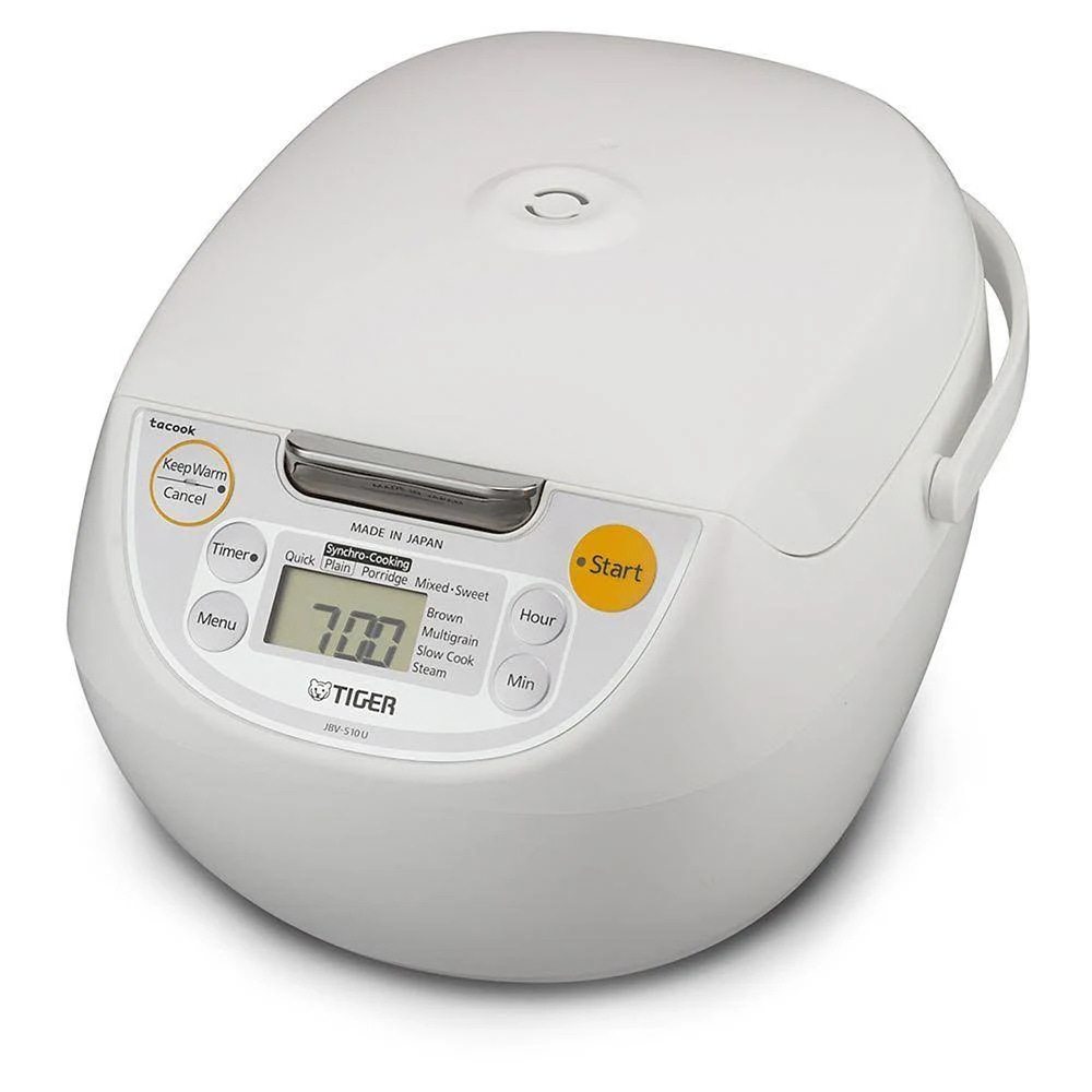 Large, zoomable image of Tiger Micom 5.5 Cup Rice Multi-Cooker. 1 of 10