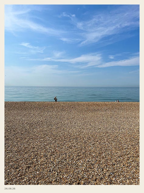 A selection of shots of the English coast