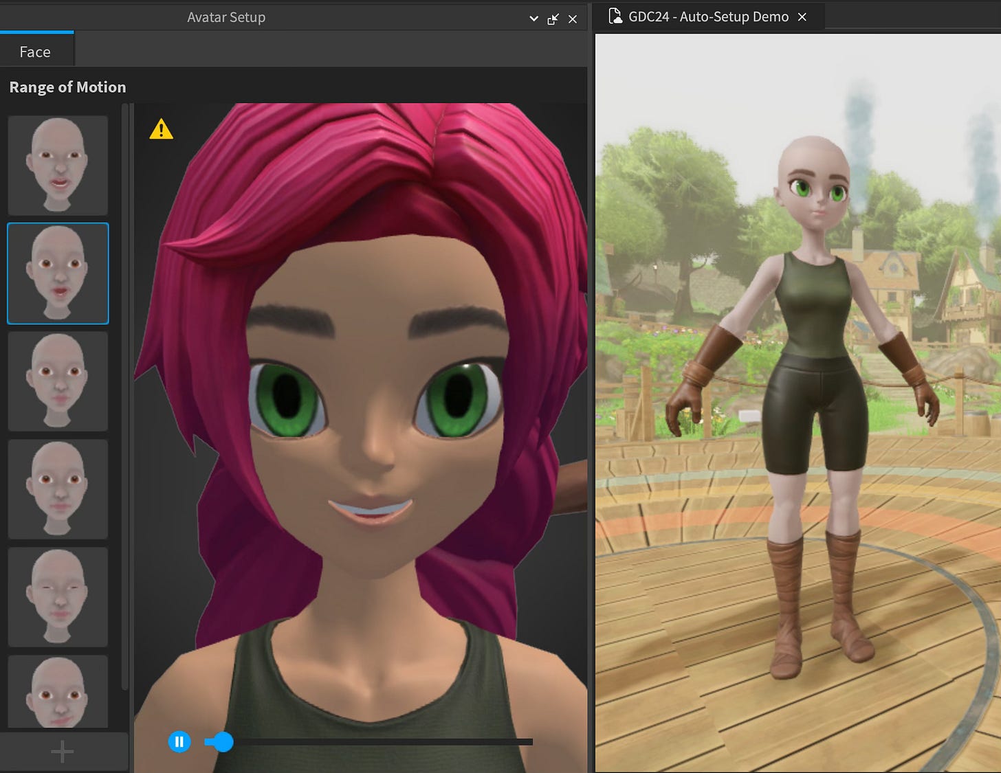 The Avatar Auto Setup tool in Roblox Studio