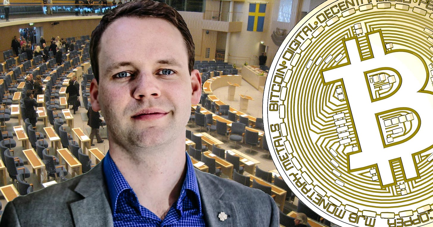 Rickard Nordin (C) ställer minister mot väggen med kryptofråga i riksdagen  - Trijo News