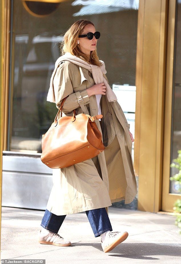 Jennifer Lawrence looks stylish on errand run with son Cy in NYC
