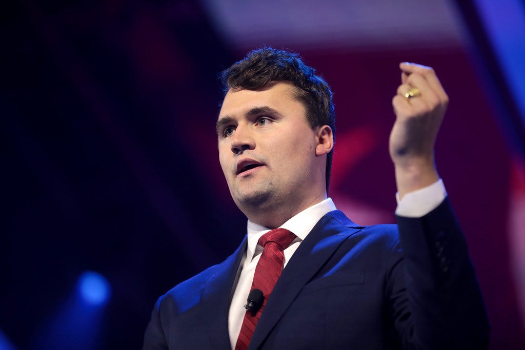 Charlie Kirk | Charlie Kirk speaking with attendees at the 2… | Flickr