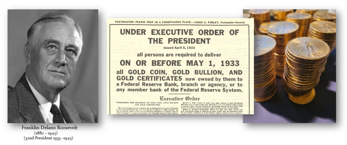 FDR Gold Confiscation