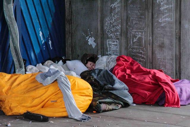 Homeless girl Homeless girl