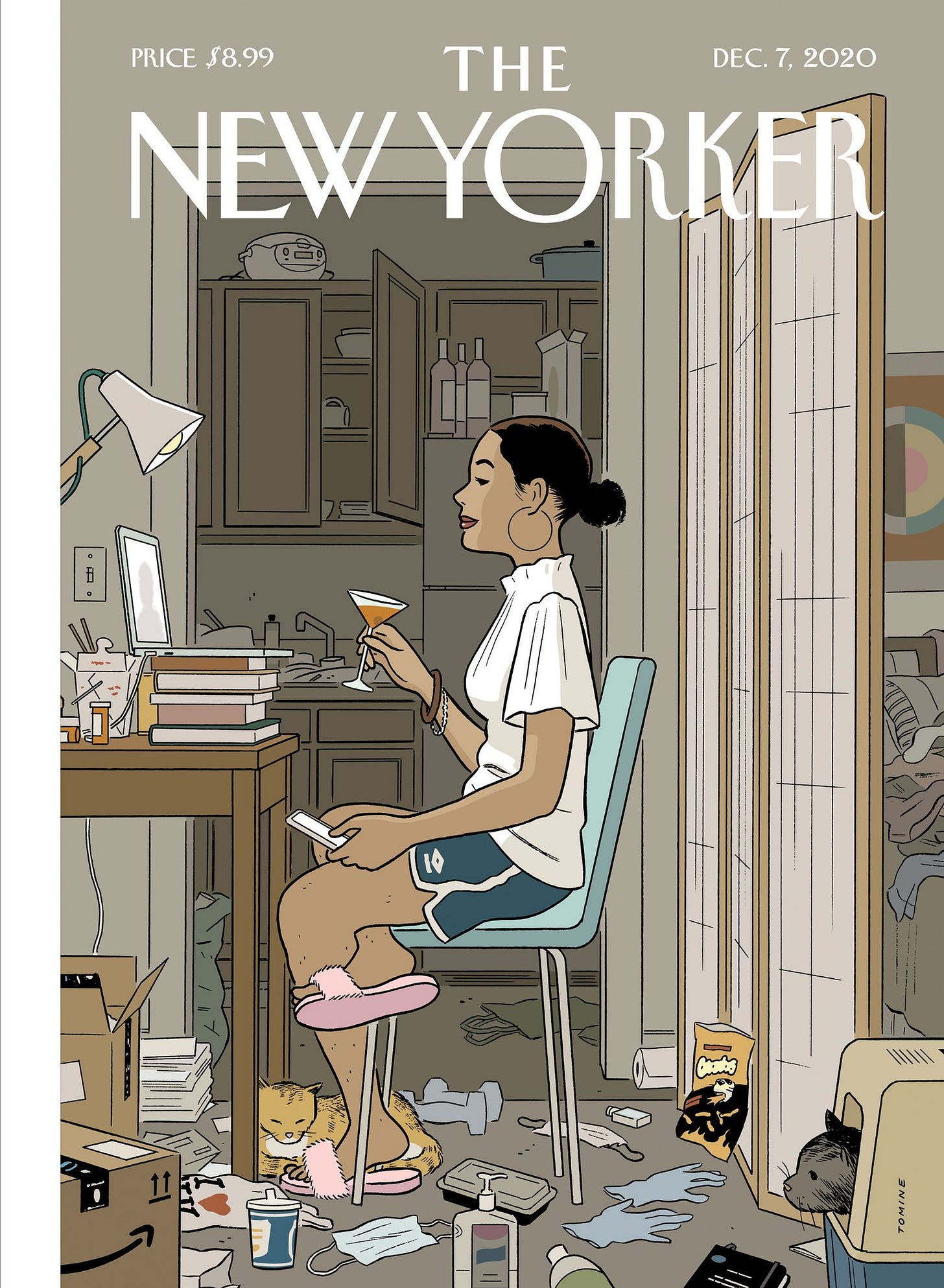 Adrian Tomine's "Easing Back" | The New Yorker