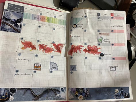 Photos from Helen's Hobonichi Planner