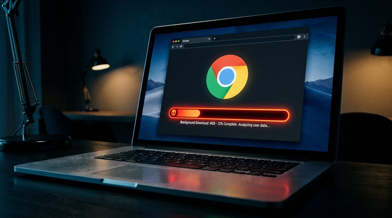 Google Chrome gây tranh cãi khi tự ý cài đặt mô hình AI nặng 4GB vào máy tính người dùng.