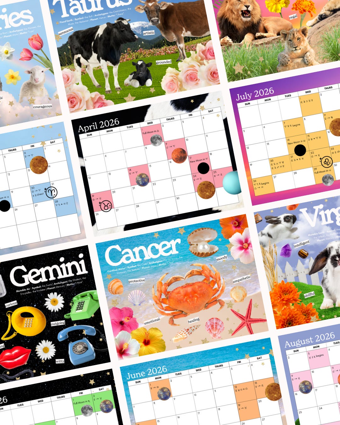 Introducing the 2026 Astrology Calendar
