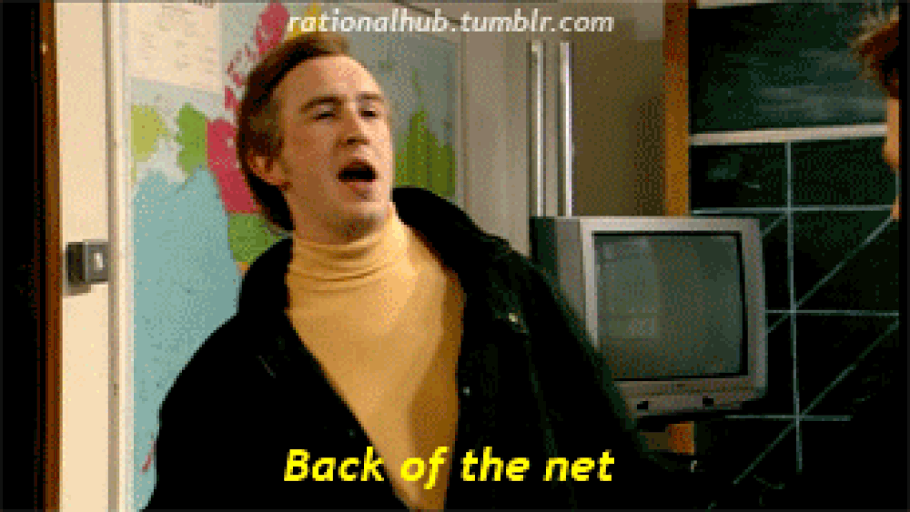 Image result for back of the net partridge meme