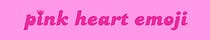 pink heart emoji