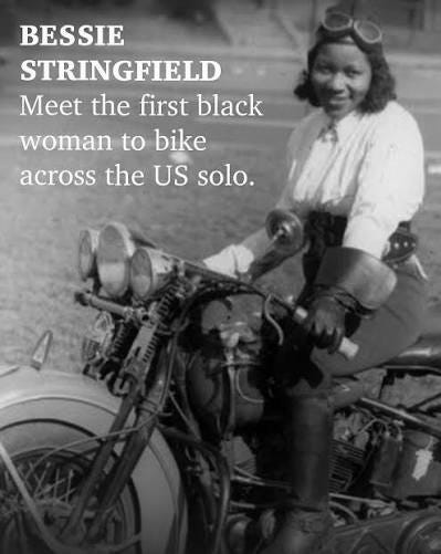 I never was like anybody else.' This week's Wild Woman is Bessie Stringfield✨  Riding a motorbike was not very 'ladylike' in 1929, but that didn't stop  trailblazing Bessie, who defied societal norms