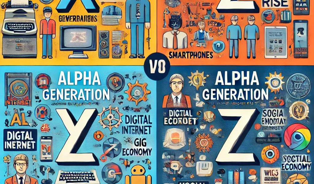 X、Y、Z 和 Alpha 世代的異同分析 - by Mandy Ho - 【乜都講】