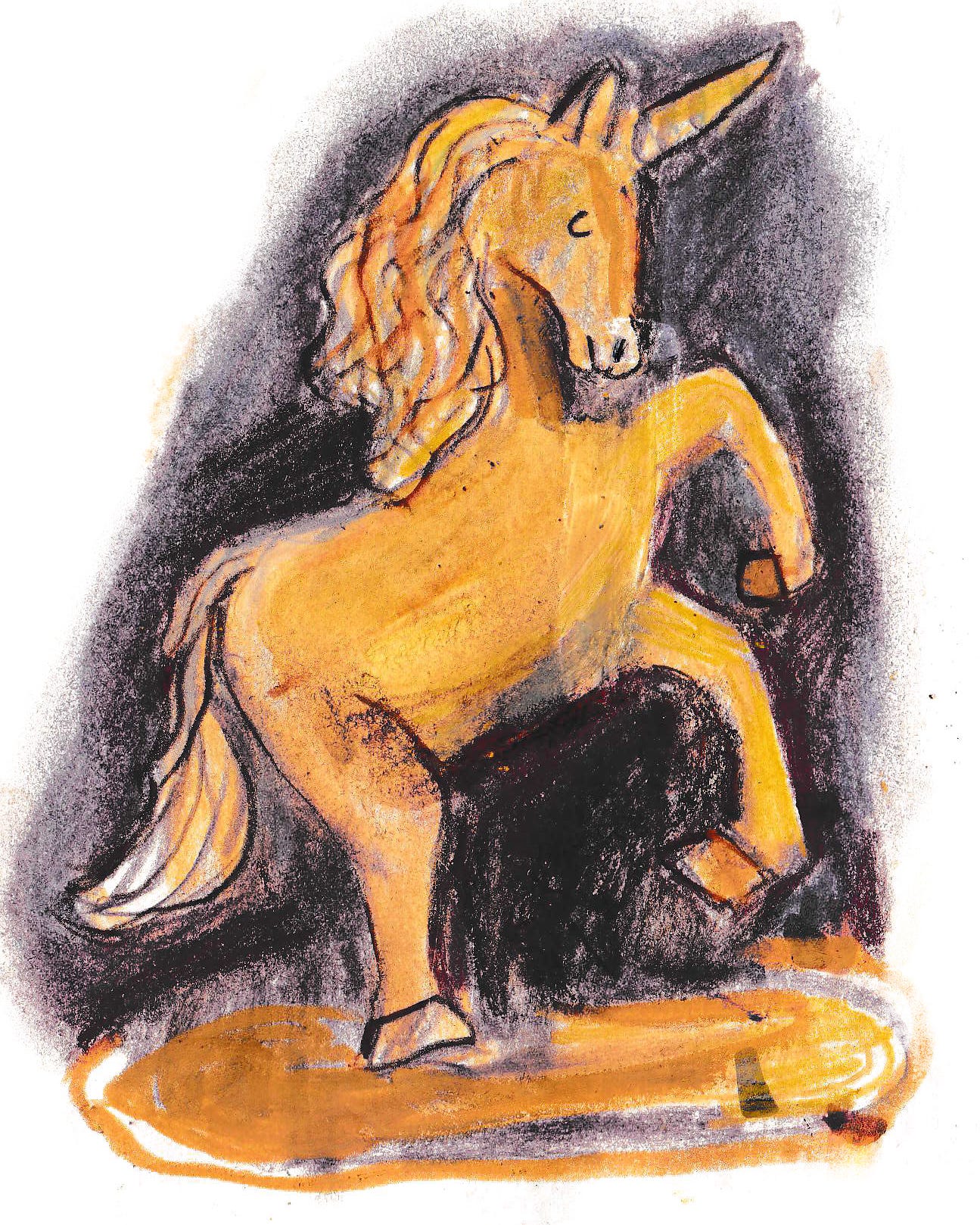 horse drawing by beth spencer
