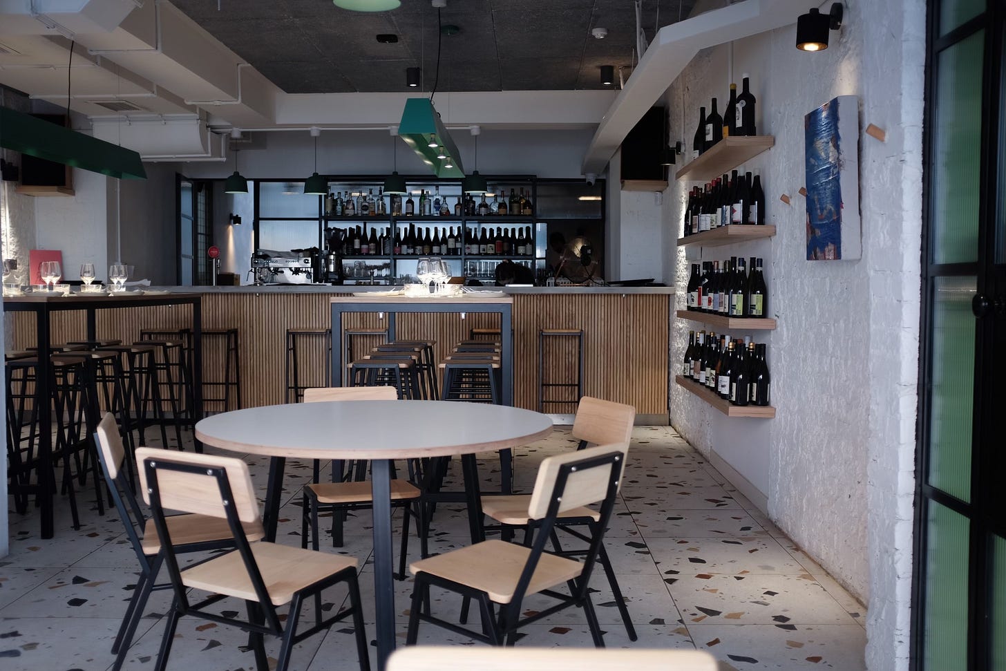 Inside Carousel wine bar