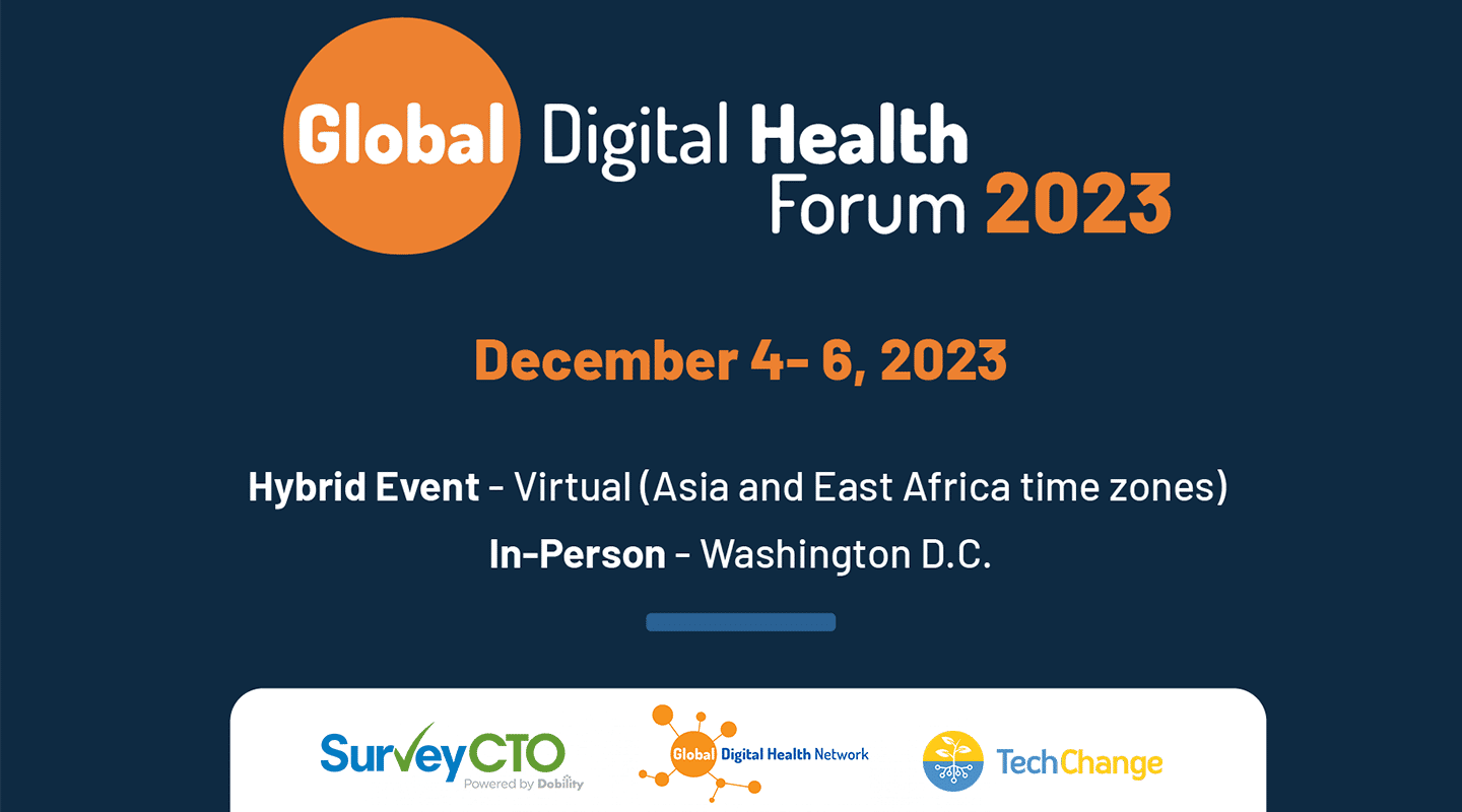 2023 Global Digital Health Forum - SurveyCTO