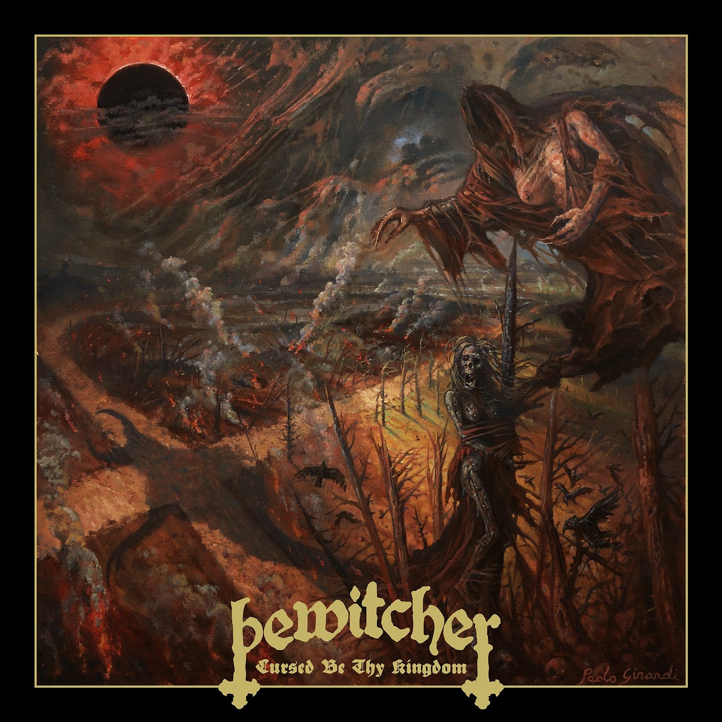 Album Cover Bewitcher Cursed be thy Kingdom