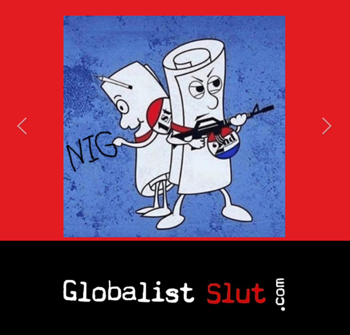 N-word meme on webpage promoted by Lara Trump