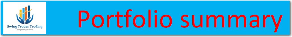 Portfolio Summary for SwingTrader.Trading