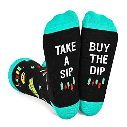 Stock Market Men Black Socks Gifts – Happypop